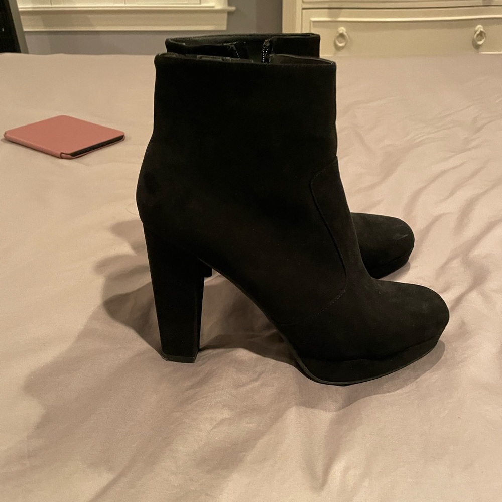 Black Platform Booties